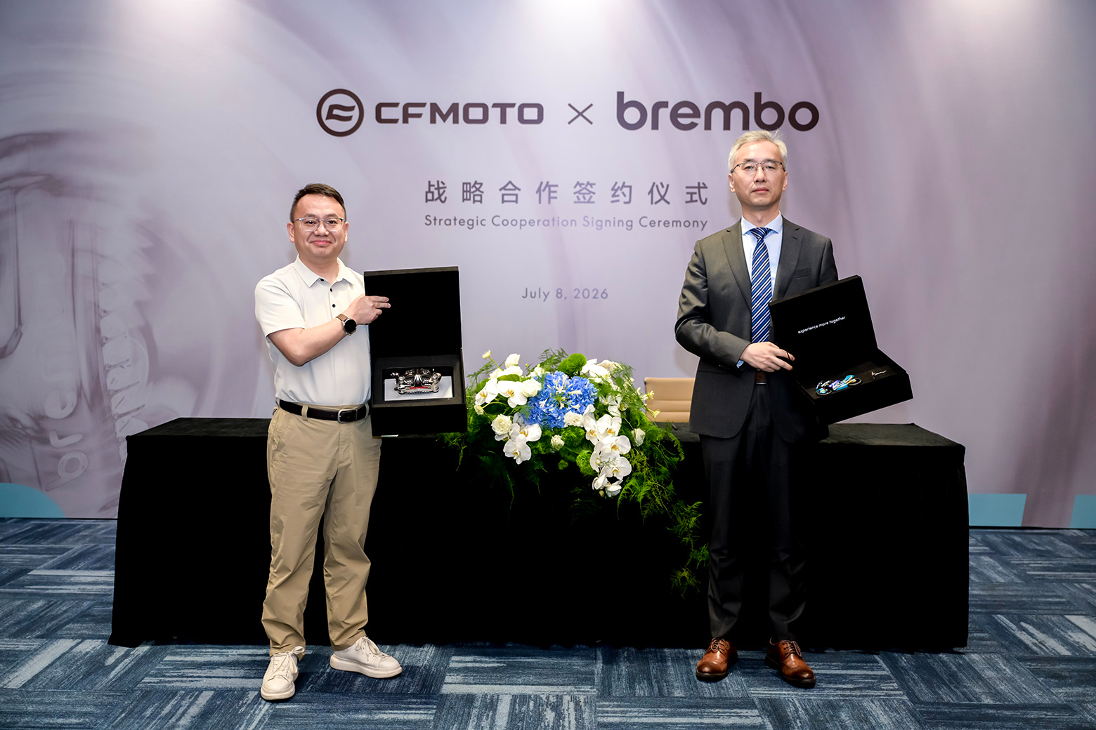 CFMOTO ve Brembo, Motosiklet Performans� ve G�venli�ini �leriye Ta��mak ��in Uzun Vadeli Stratejik �� Birli�ine �mza Att�.